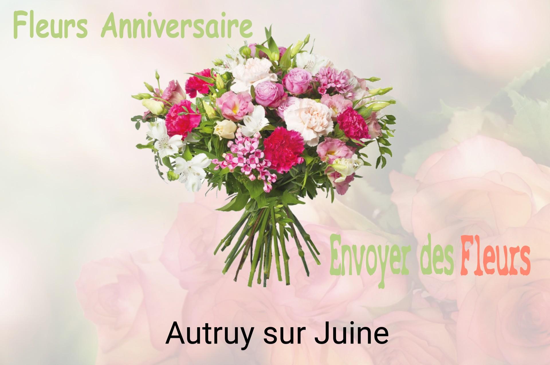 Bouquet de fleurs d’anniversaire livré à Autruy-sur-Juine