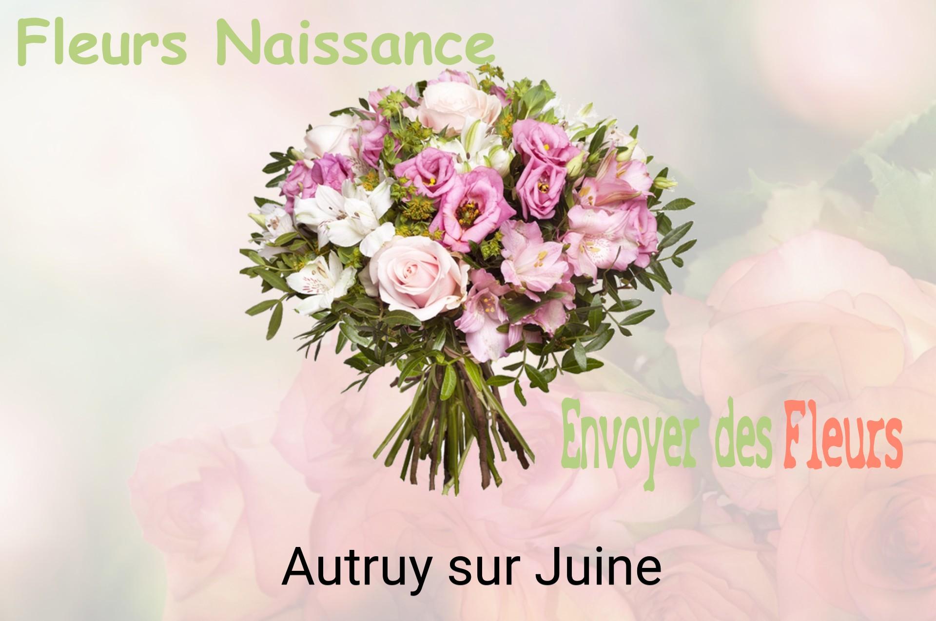 Bouquet de fleurs de naissance livré à Autruy-sur-Juine